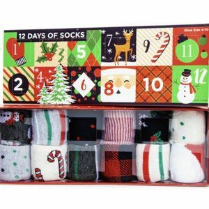 12 Days Christmas Countdown Surprise Ankle Socks